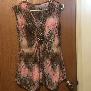 Venus asymmetrical Lycra top